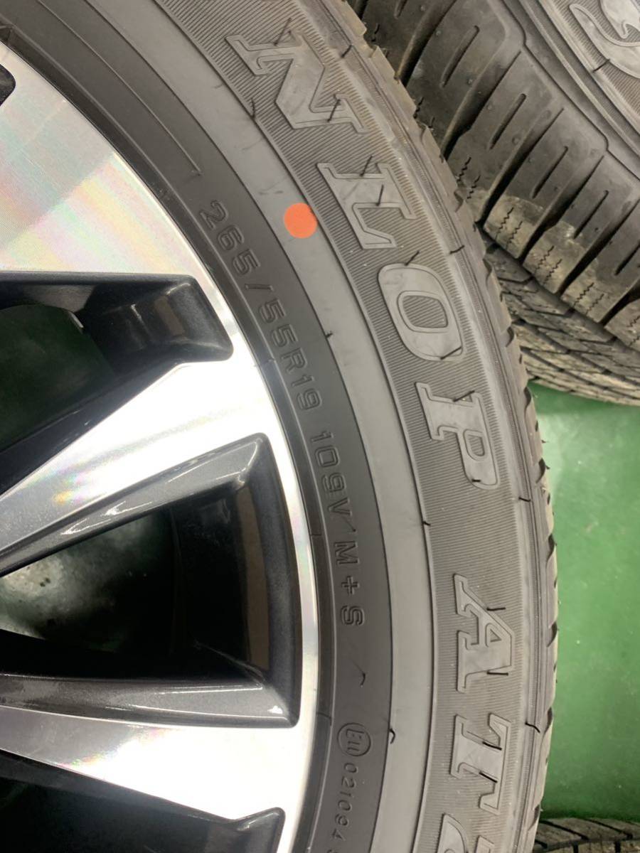 ほぼ新車外し プラド 150 純正 19インチ ホイール 265 55 19 