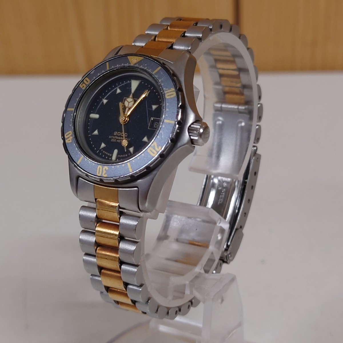 1円~【実動】タグホイヤー TAG HEUER プロフェッショナル Professional 