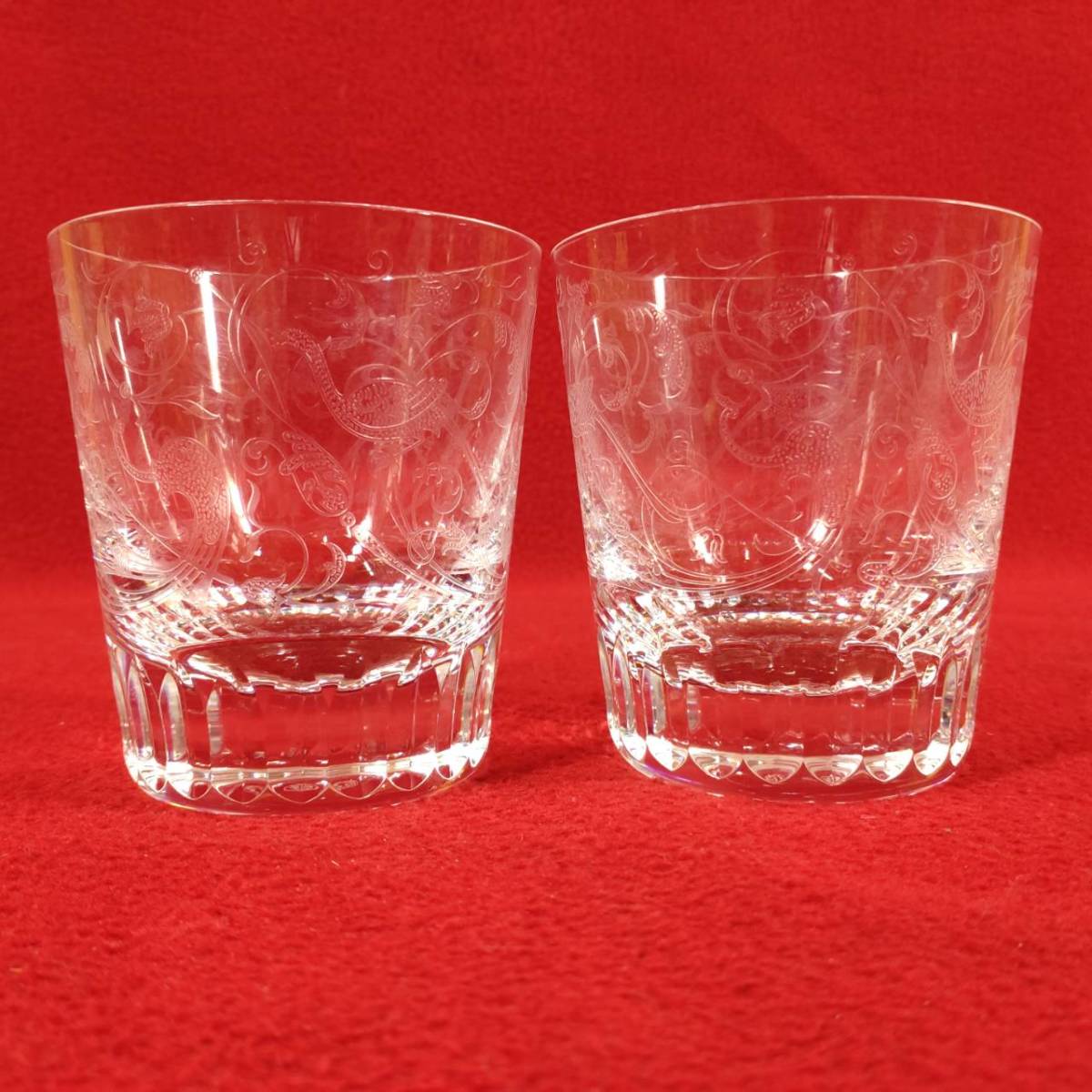 1円 バカラ BACCARAT パルメ ロックグラス 2客セット ブランド 洋食器 