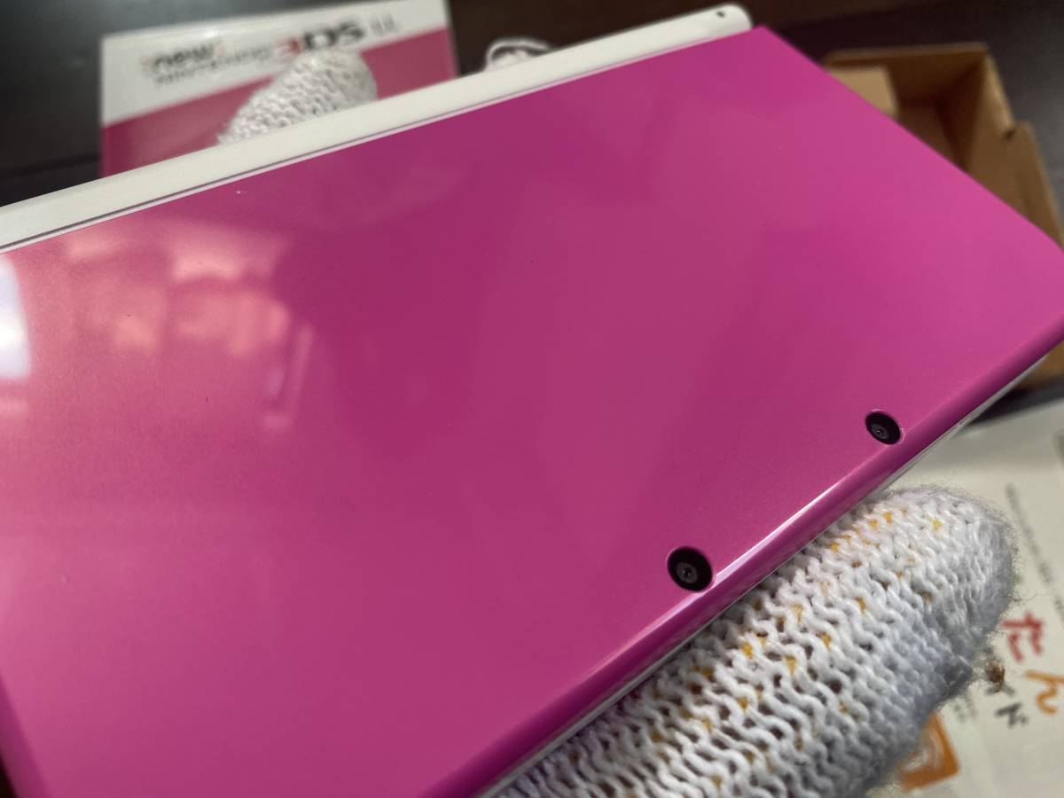訳あり☆新品未使用☆任天堂 Newニンテンドー3DS LL ピンク×ホワイト 