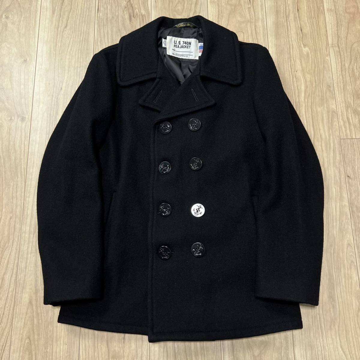 Schott 【定価55，000円】米国製 Schott ショット Pコート ピーコート