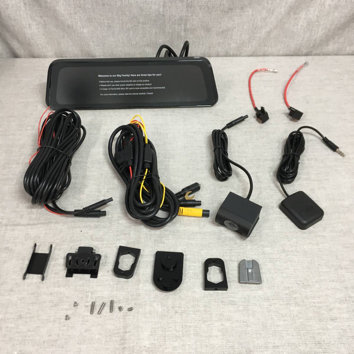 現状品 AUTO-VOX 新型 近未来感ドライブレコーダー ミラー型 前後1080P