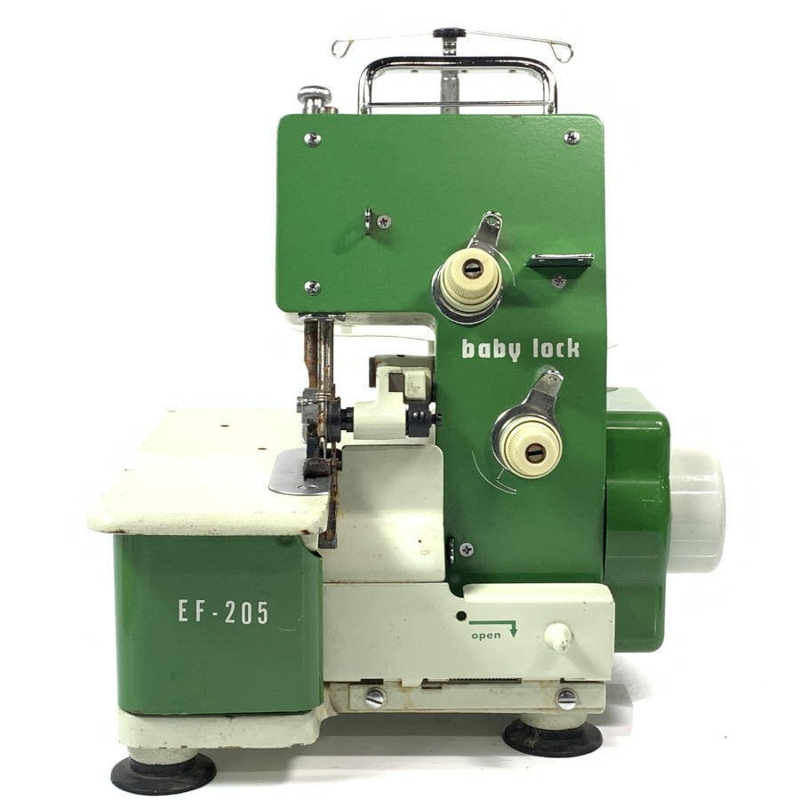 JUKI baby lock EF-205S型 ジューキ ベビーロックミシン baby lock ジューキ ベビーロック EF-205 ロックミシン＊ジャンク品