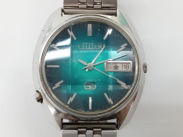 ジャンク CITIZEN シチズン COSMOTRON コスモトロン 7803-790511 クォーツ 時計