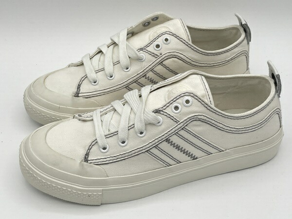 新品 di268 訳あり品 ディーゼル S-アスティコ・ロー・レース 25.5cm 40 男性用 スターホワイト DIESEL S-ASTICO LOW LACE