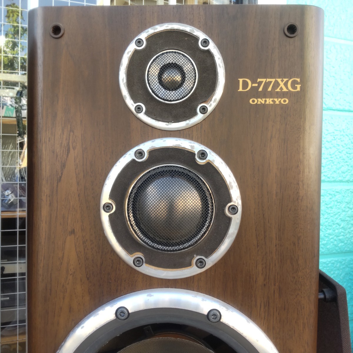 簡易動作確認済 ONKYO スピーカースタンド付 D-77XG AS-77XD