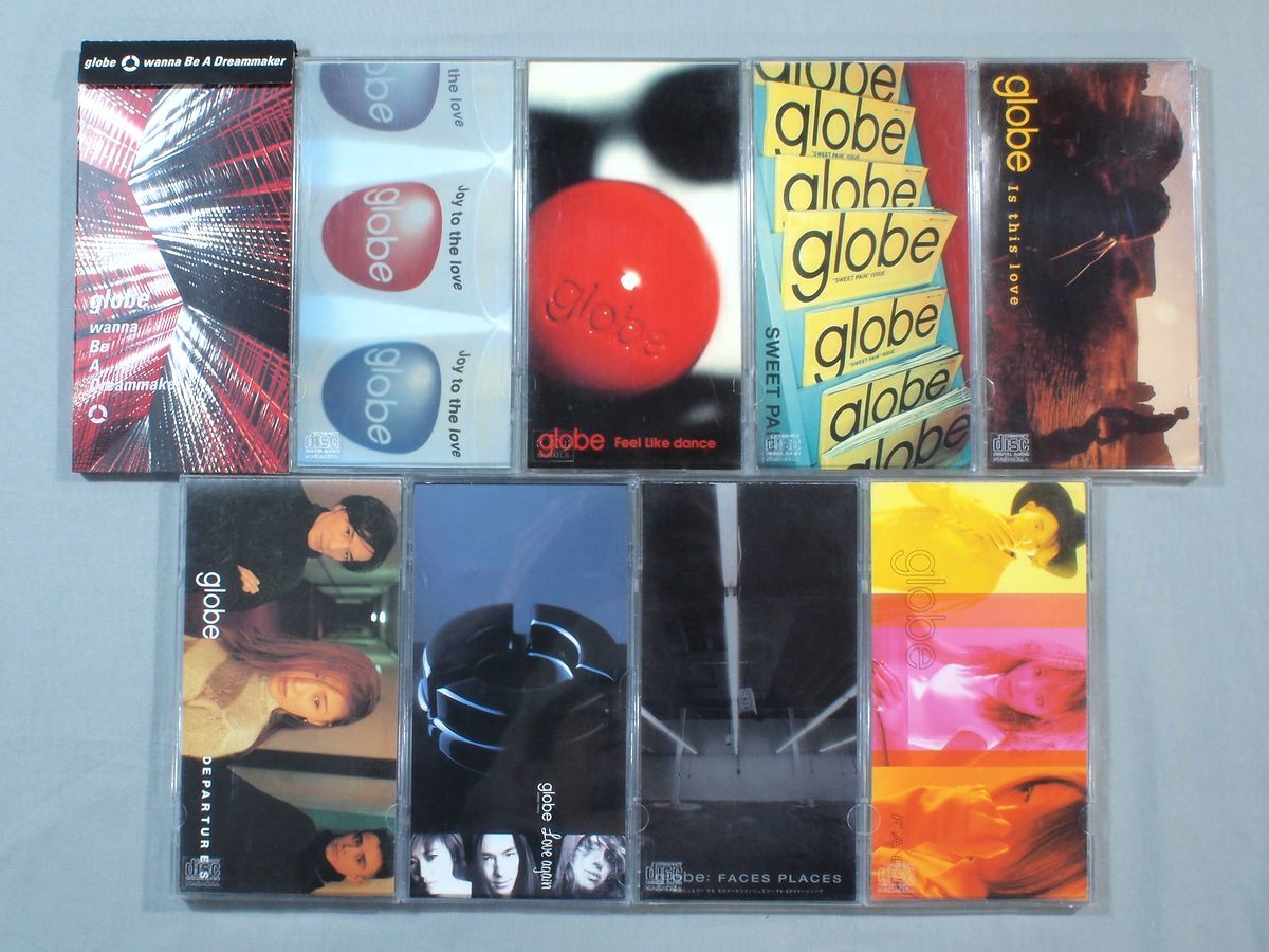 CD アルバム シングル 8cm ケース付 DVD globe グローブ 小室哲哉 
