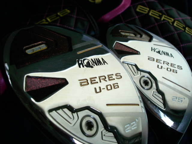 本間ゴルフ◆◆ HONMA BERES U-06 UT ２星★★ U22 + U25 美品!!! ◆◆ 最高級 レディース!!!