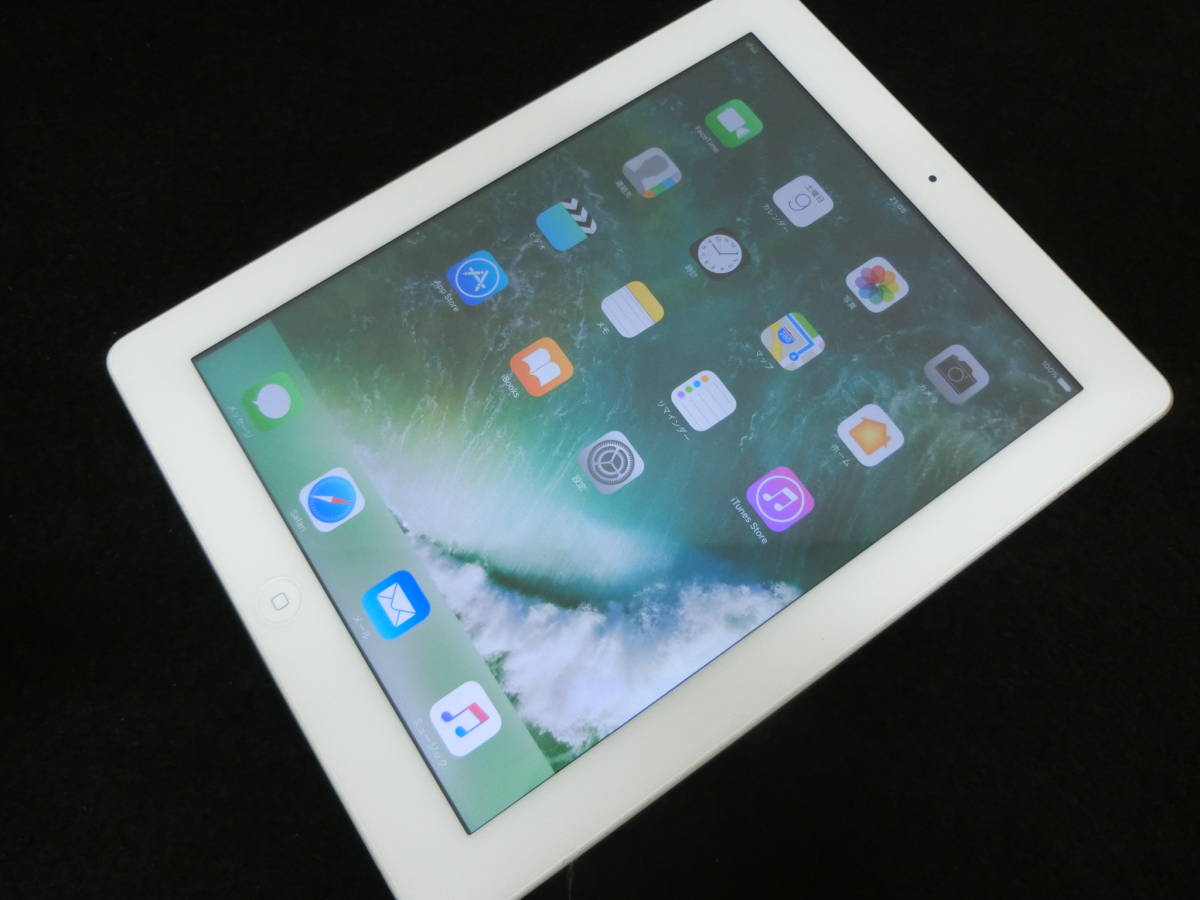 1000円～ 動作確認済み iPad 第4世代 32GB Wi-Fi (MD514J/A) A1458 ホワイト