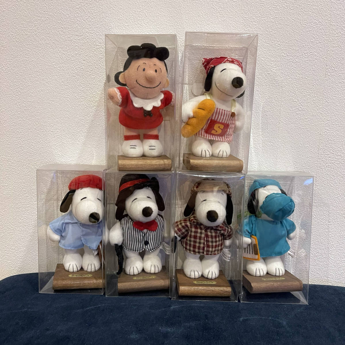 希少品ビンテージスヌーピー50周年ミニドール50体セット スヌーピー 50