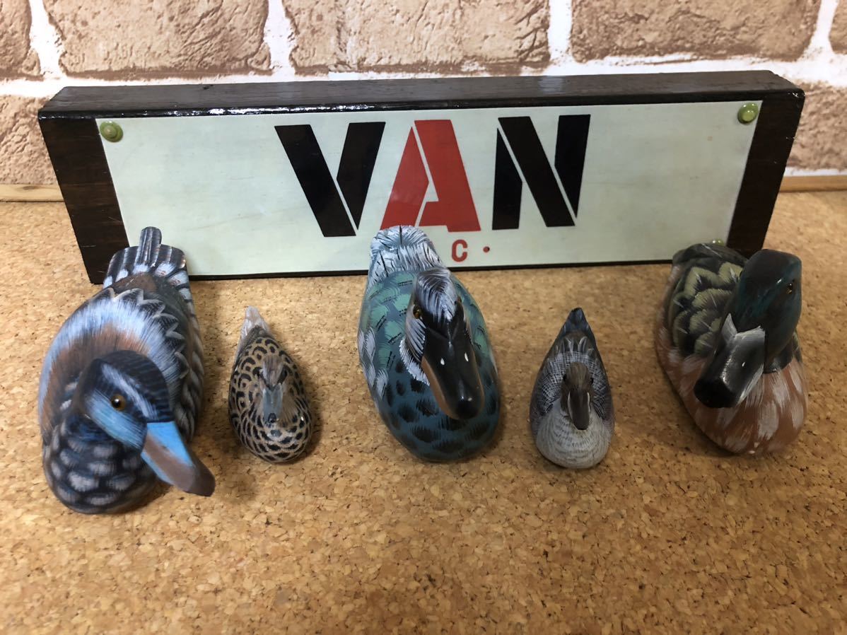 旧VAN JACKET VANshop店舗ディスプレイ時使用ＰＯＰと小物です。