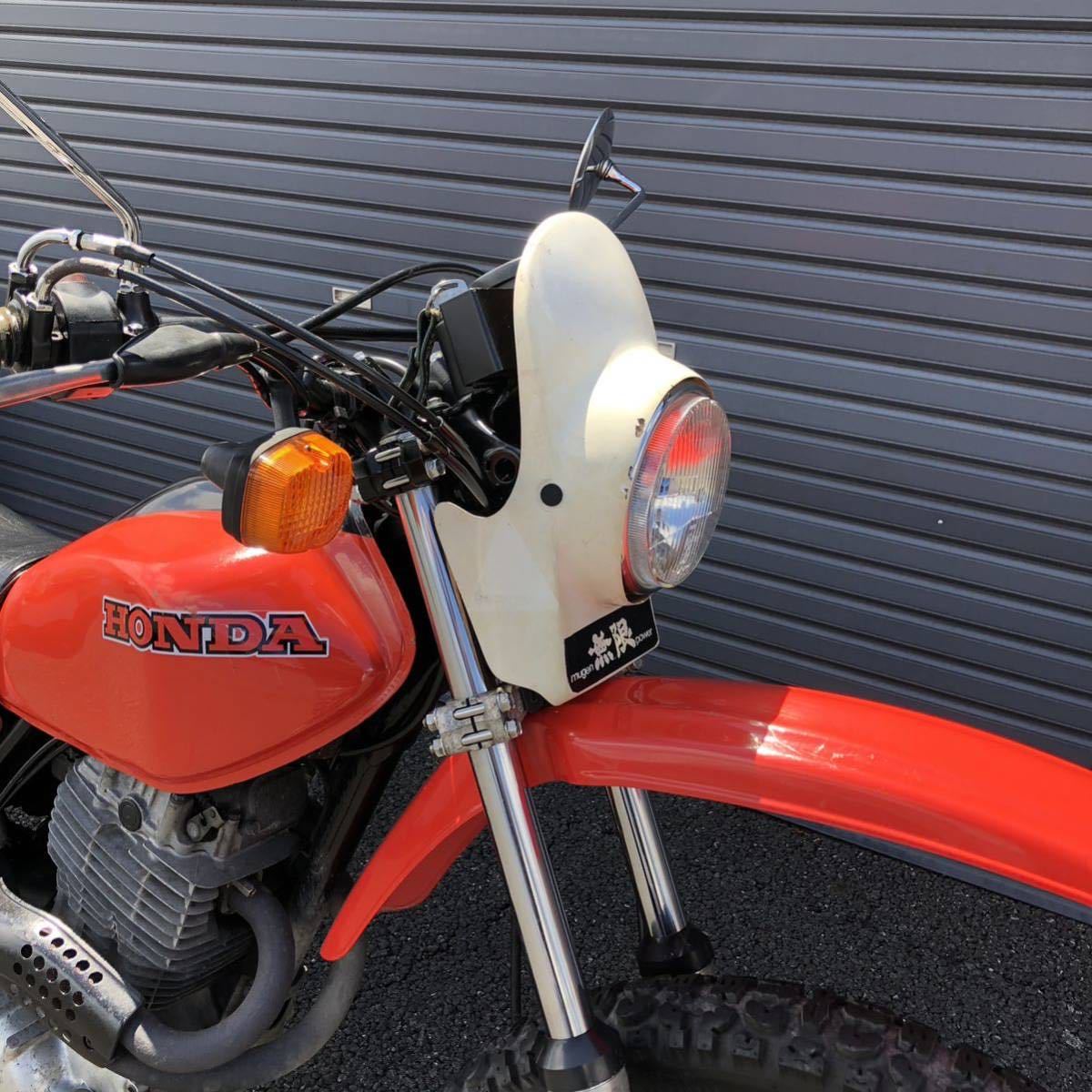 HONDA XL250S XL500S FRPフロントカウル 当時物 created by ZIM 無限 