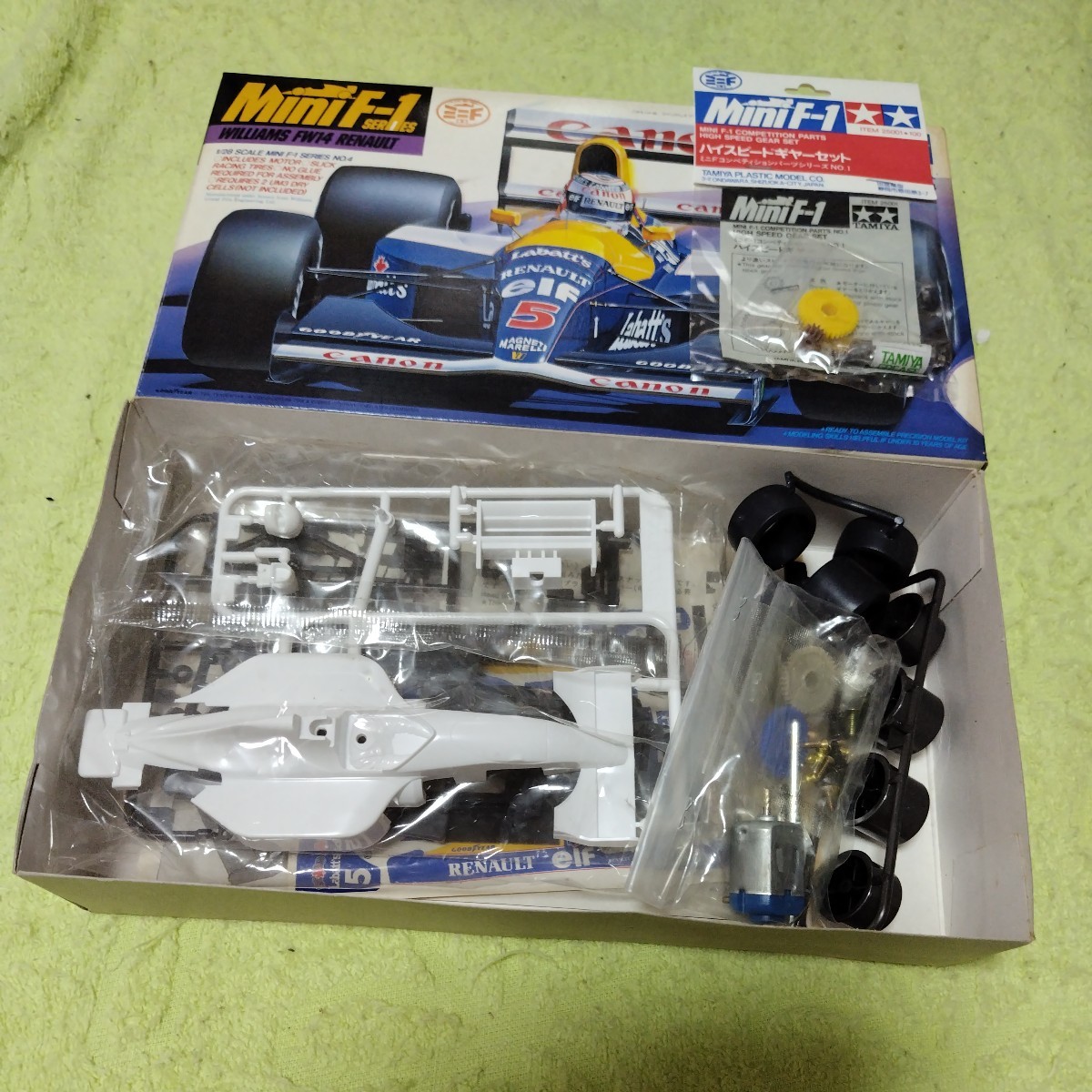 当時物、レア】タミヤ1/10 F1 F102 ウィリアムズルノー FW14 当時物