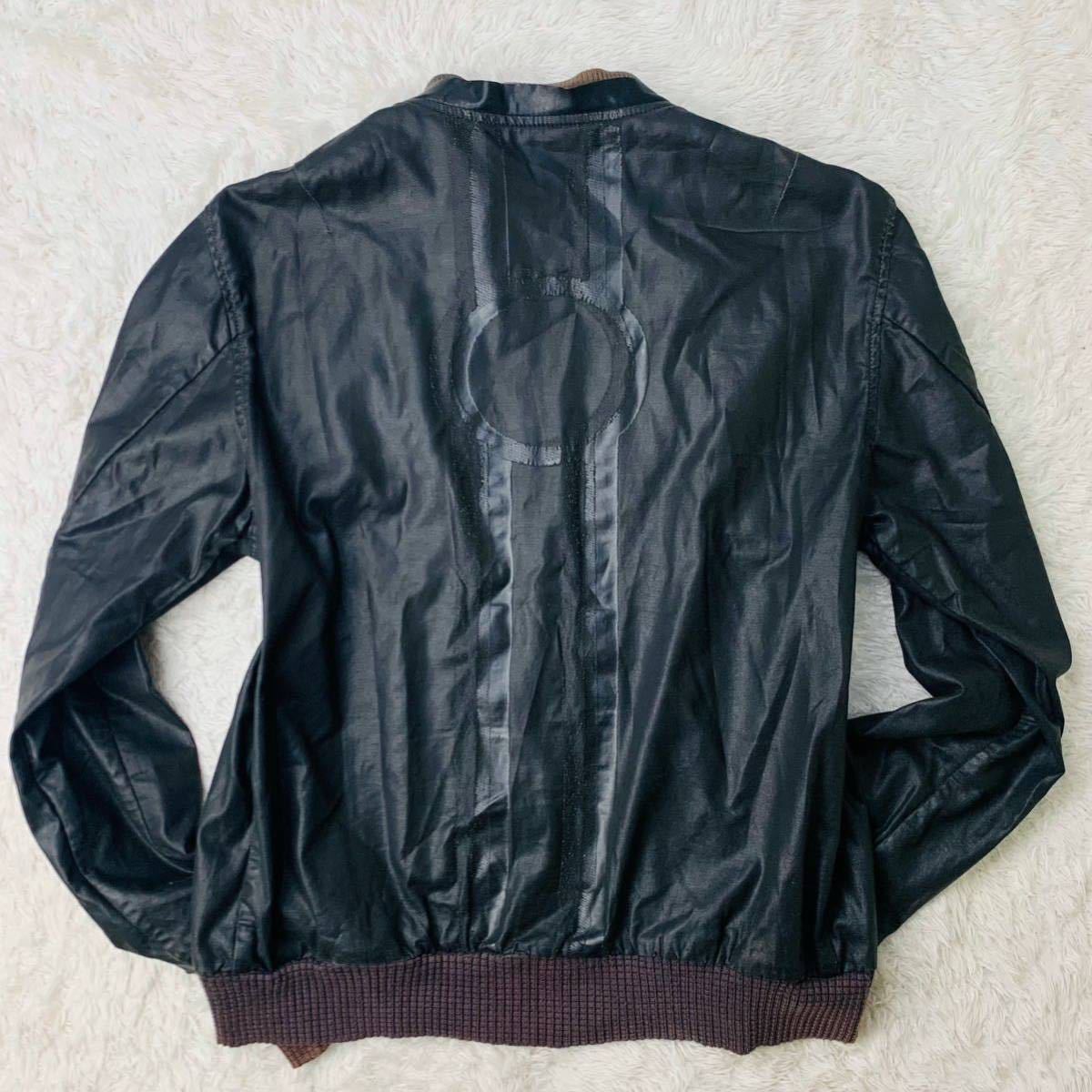 希少 XL 相当!! DIESEL『ただよう色気』ディーゼル レザー ジャケット 