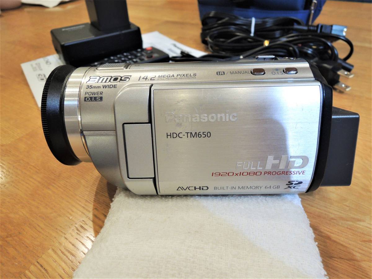 ☆Panasonic パナソニック HDC-TM650 古いもですがしっかり作動します