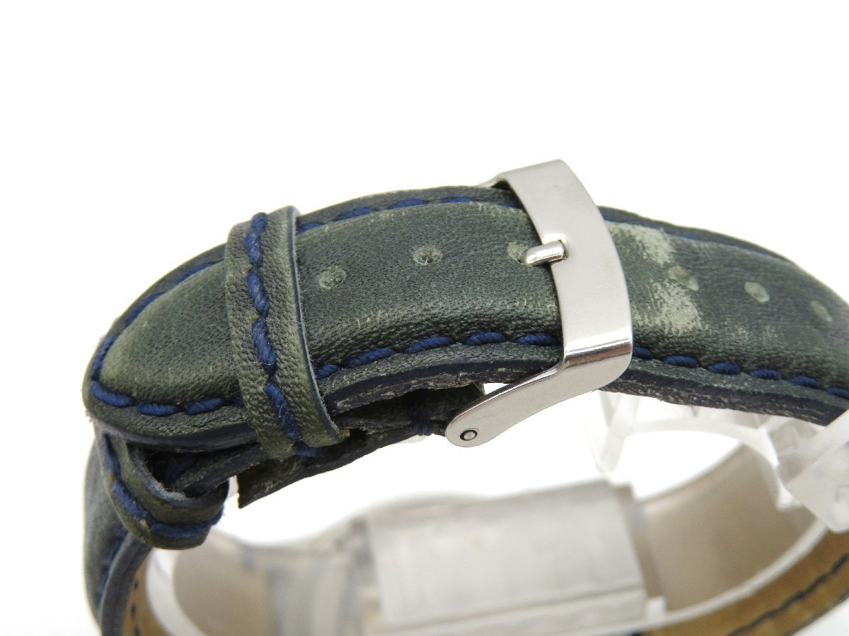1円◇稼働◇ ハミルトン 9823 KHAKI ネイビー 自動巻き メンズ 腕時計 