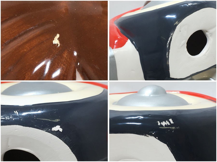 不二家 ペコちゃん ポコちゃん 陶器 ハッピードライブ 車 サイズ 約W39