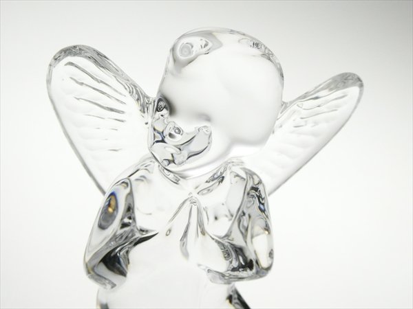 n337 Baccarat バカラ クリスタル エンジェル 天使 フィギュリン 飾物 