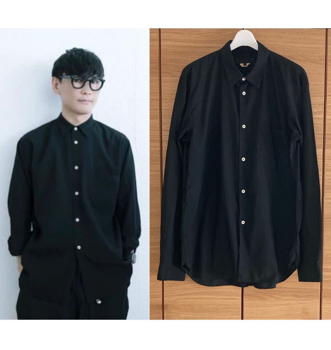 COMME des GARCONS HOMME DEUX ポリ縮絨シャツ XL コムデギャルソン 