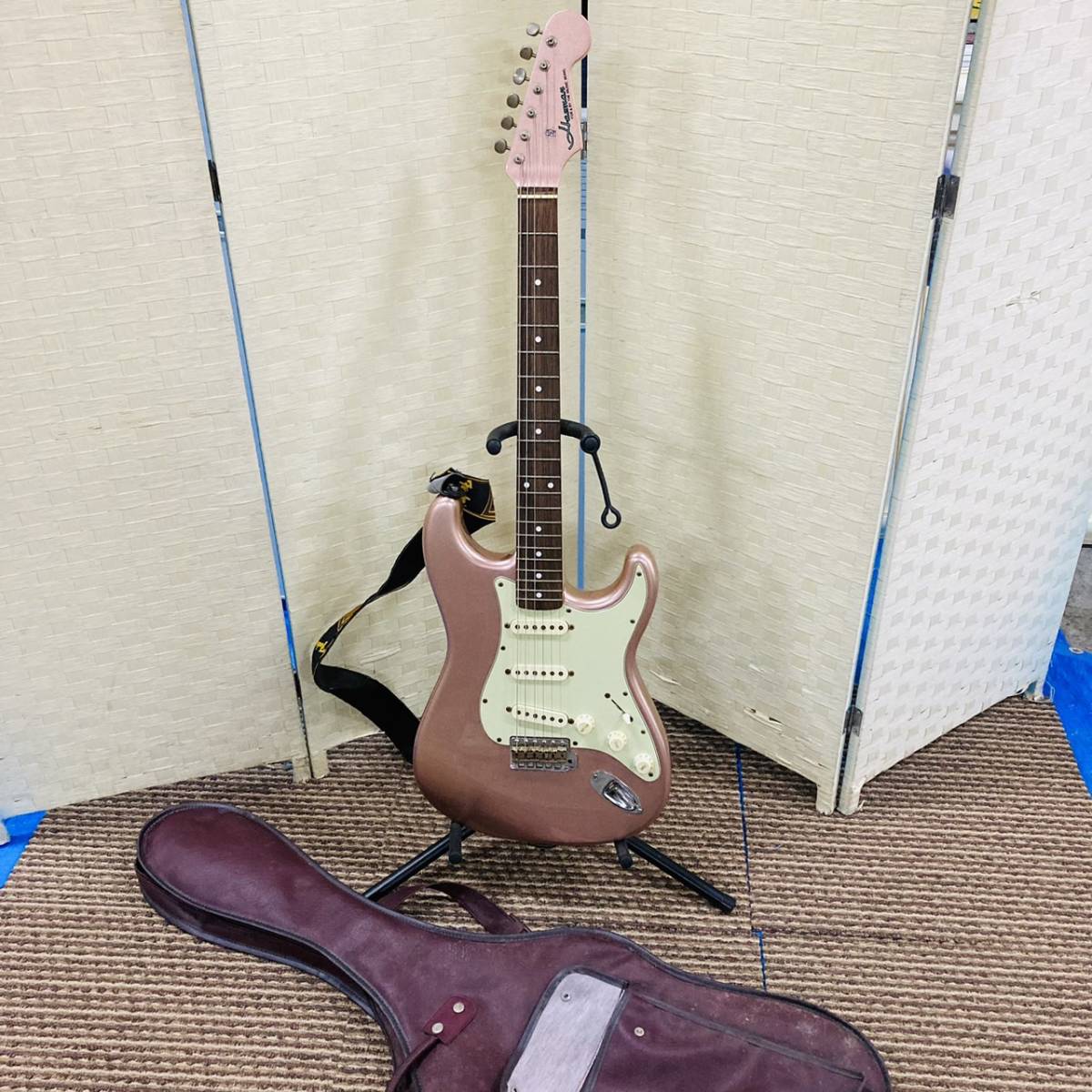 【最終値下】HARMAN ストラトタイプ Harman ハーマン ストラトキャスター エレキギター 現状品/093-01