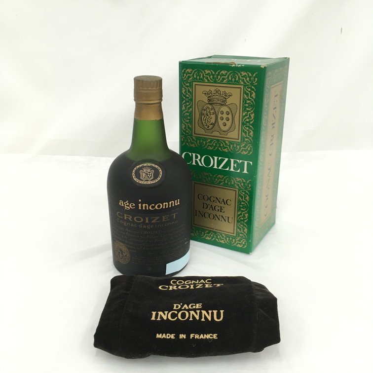 CROIZET クロアーゼ アージュコンニュ コニャック 700ml 40% 箱付き 未開栓 国外酒【BIAK0042】