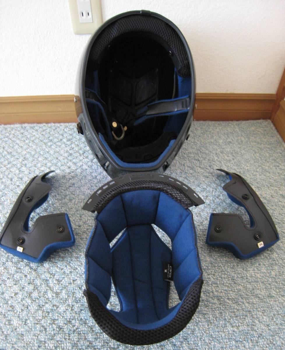 CRG ATV-1　ミラーシールド ヘルメット サイズM 　中古美品 CRG ATV ATV-8 フルフェイス 早い者勝ち 55-56cm