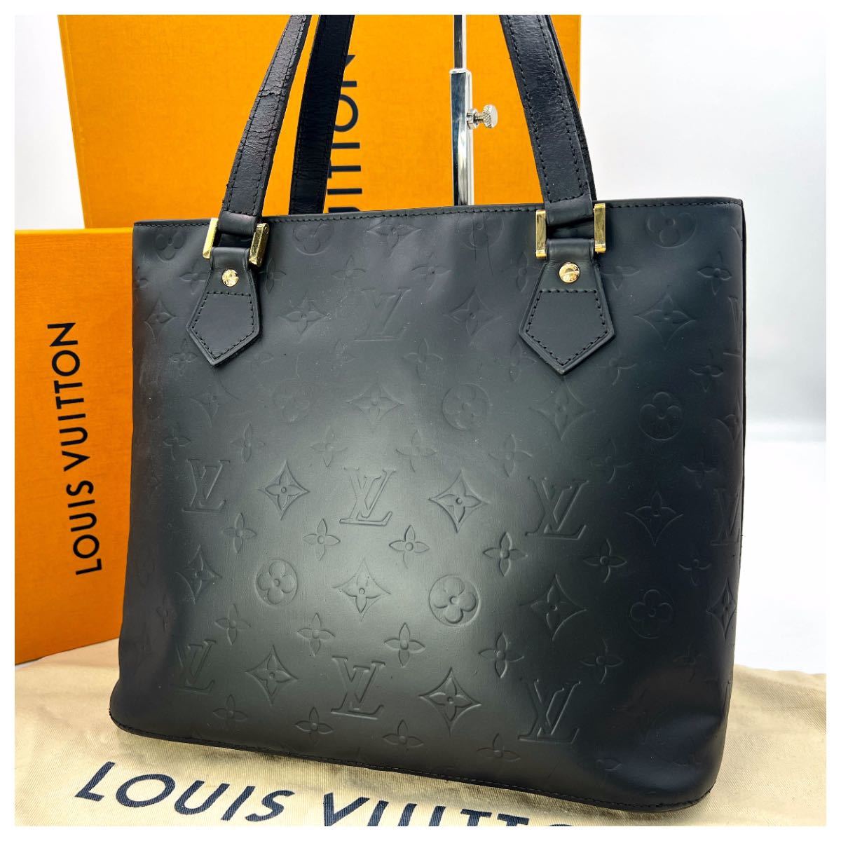 1円 Louis Vuitton ルイヴィトン ヴェルニ ヒューストン ネイビー 4