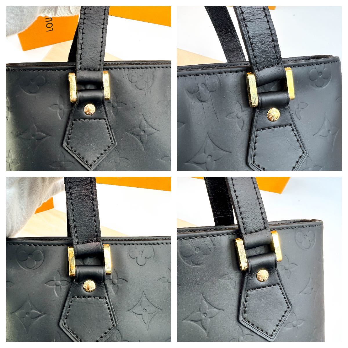 1円 Louis Vuitton ルイヴィトン ヴェルニ ヒューストン ネイビー 4