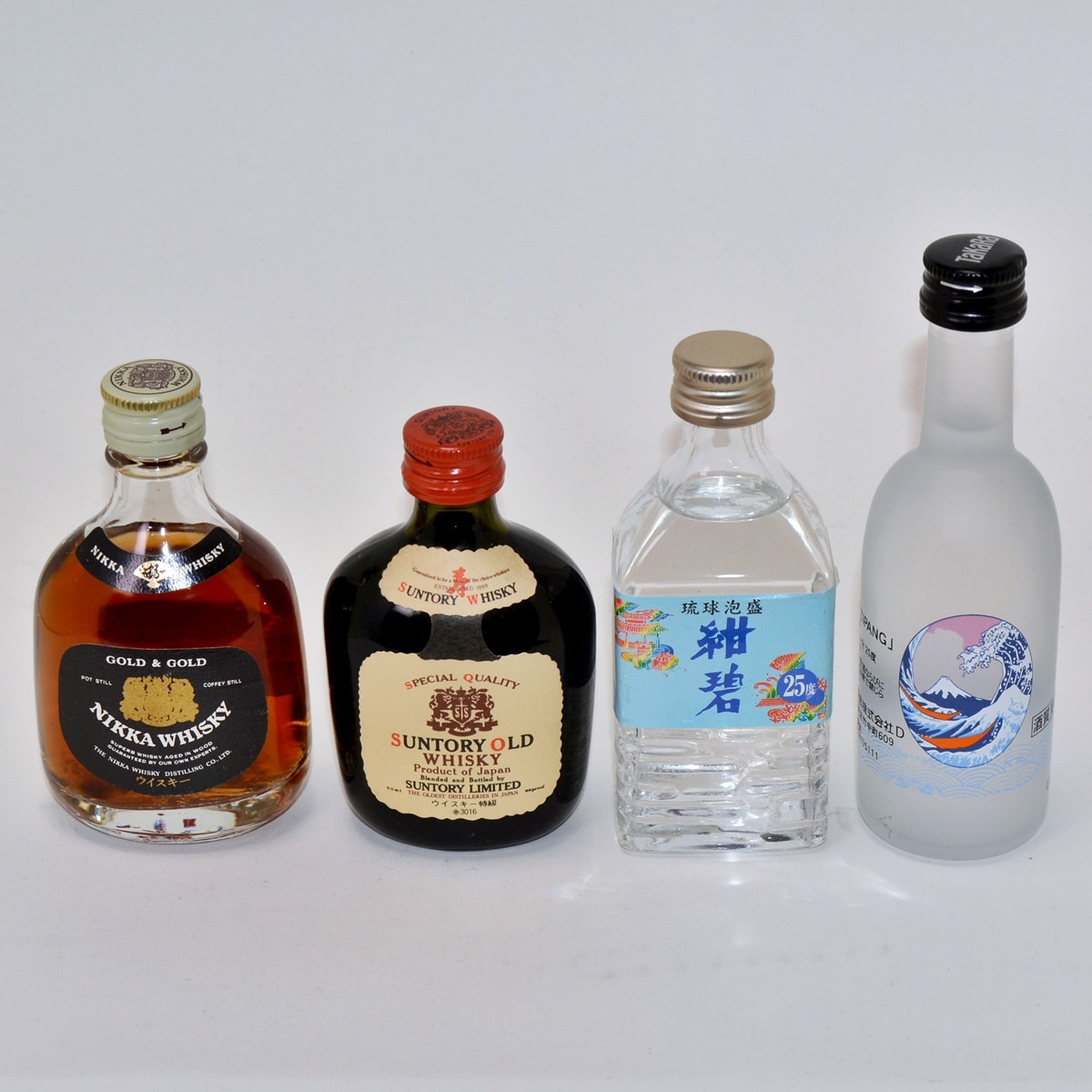 ウイスキーミニボトル 国産 サントリー ニッカ 山崎12年 クレスト12年 