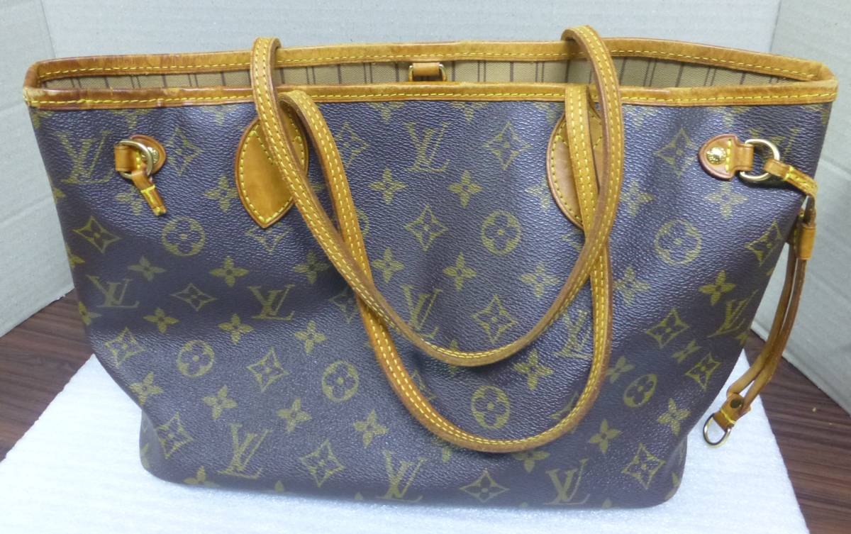 痛みあり ルイ・ヴィトン ネヴァーフPM モノグラム LOUIS VUITTON 