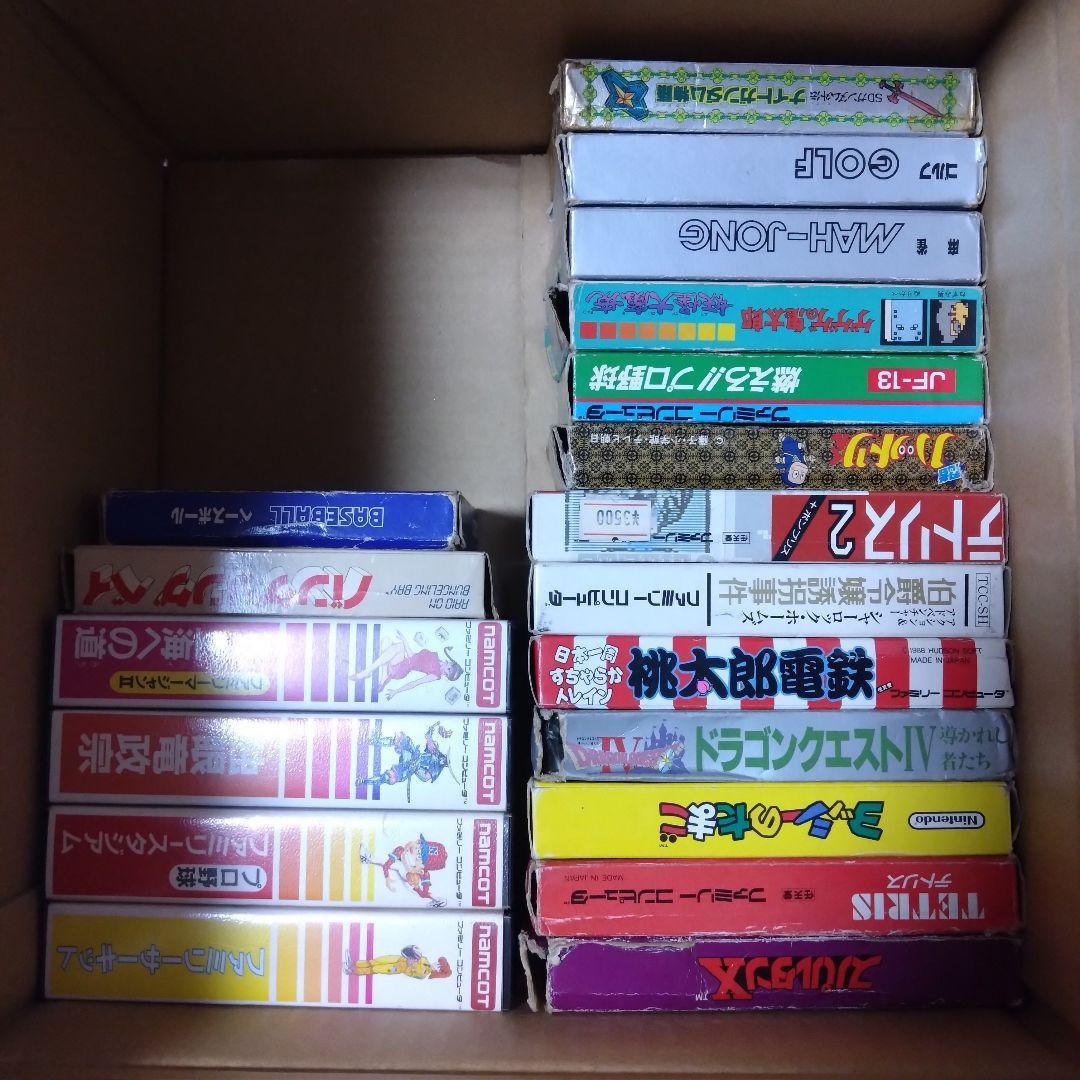 ファミコン本体、ソフト19本セット ファミコン ソフト19本 ファミコンソフト 19本セット ファミコン