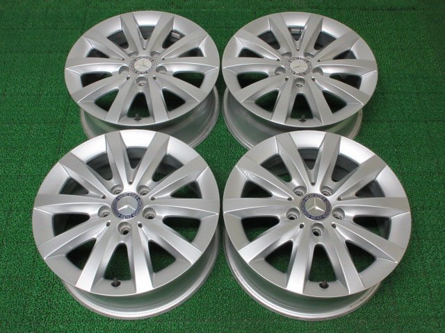 A820【送料無料】ベンツ 純正 アルミ ホイール 16インチ 4本セット価格 1台分 16×6.5J 5穴 112 +49 激安 Aクラス W176 Bクラス W246 等に