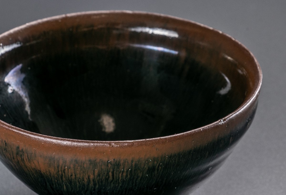中国美術 建窯 天目茶碗 供御 高台 D53 古美術 骨董 古玩 唐物 茶道具