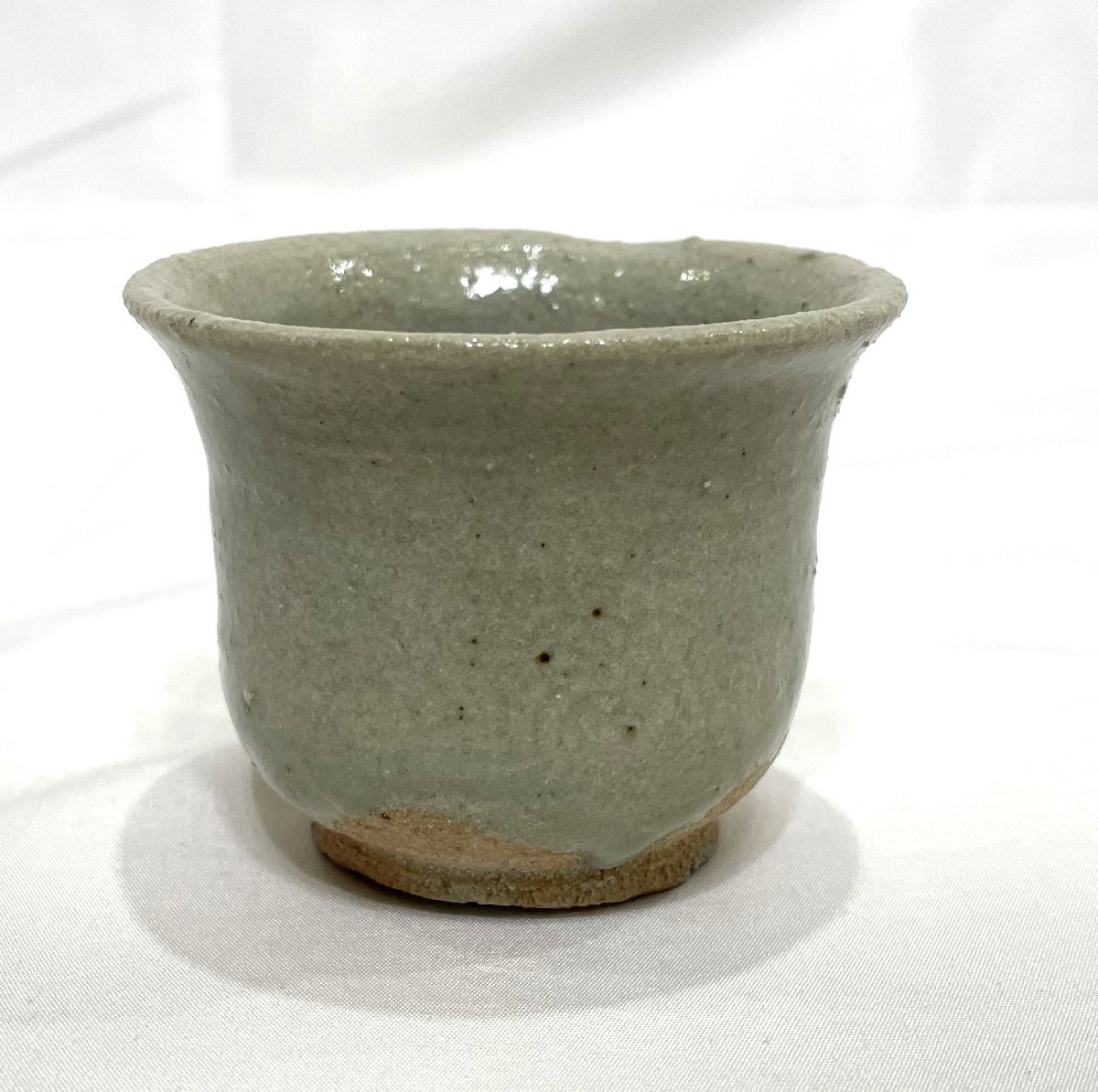高橋 陽 作◇たかはしよう 唐津 ぐい呑 猪口 酒器 酒杯 共箱付◇USED