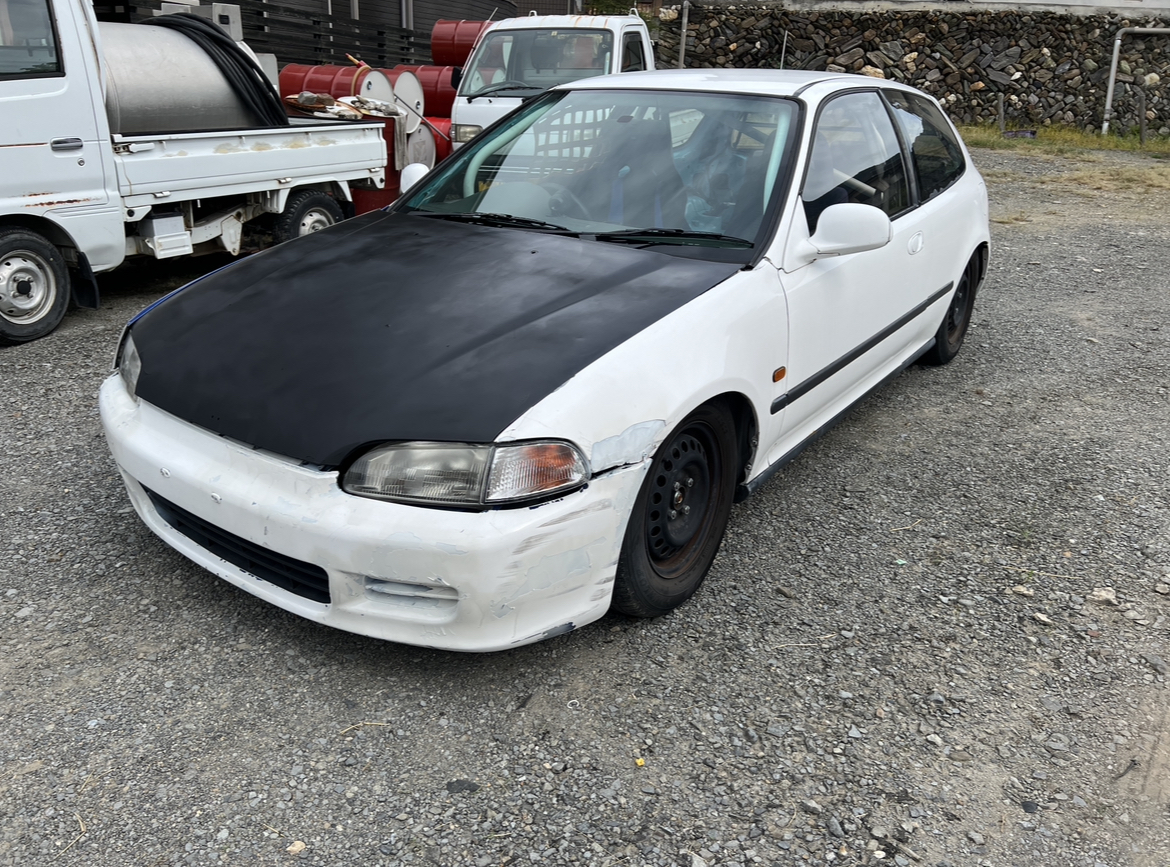平成4年 シビック SiRⅡ EG6 VTEC jdm usdm ハッチ 環状 スタンス 