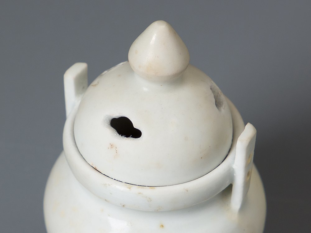 五】白磁豆香炉 宋時代 箱付(宋)｜売買されたオークション情報、Yahoo