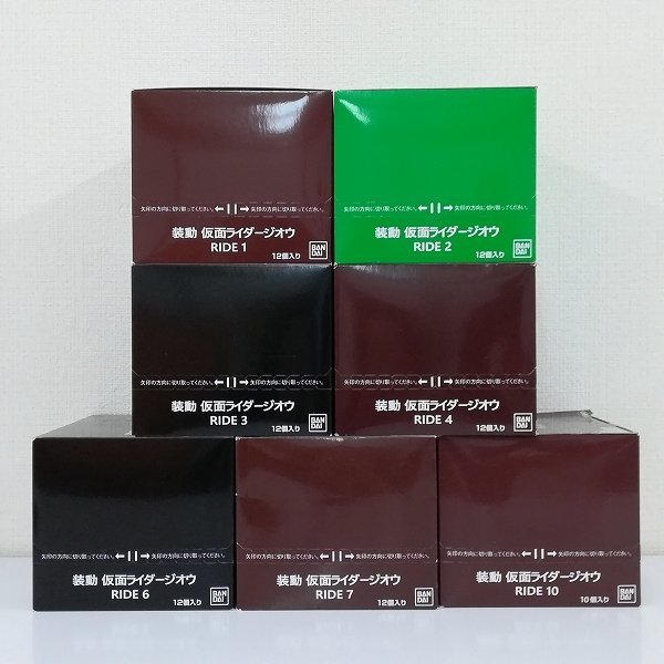 mJ157c [未開封] バンダイ 装動 仮面ライダージオウ RIDE 1 2 3 4 6 7 1BOX 12個入 10 1BOX 10個入 | フィギュア J