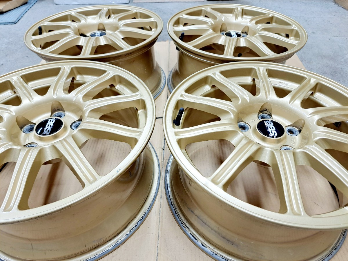 スバル インプレッサ WRX STI 純正 BBS ホイール 鍛造 8.0J