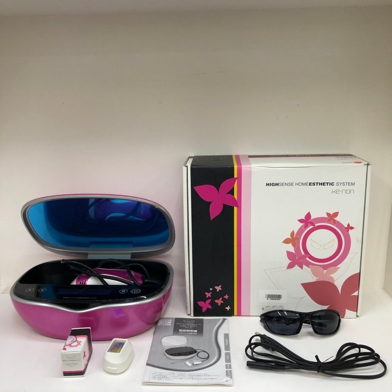 NIPL-2080 ケノン フラッシュ式脱毛器 オレンジ J049 美容家電 Ke-non