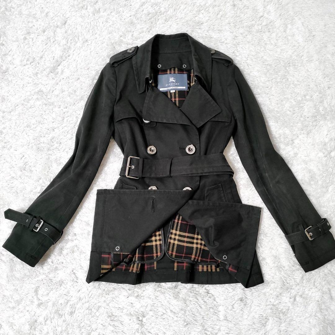 バーバリーブルーレーベル Burberry BLUE LABEL ライナー付きトレンチ 