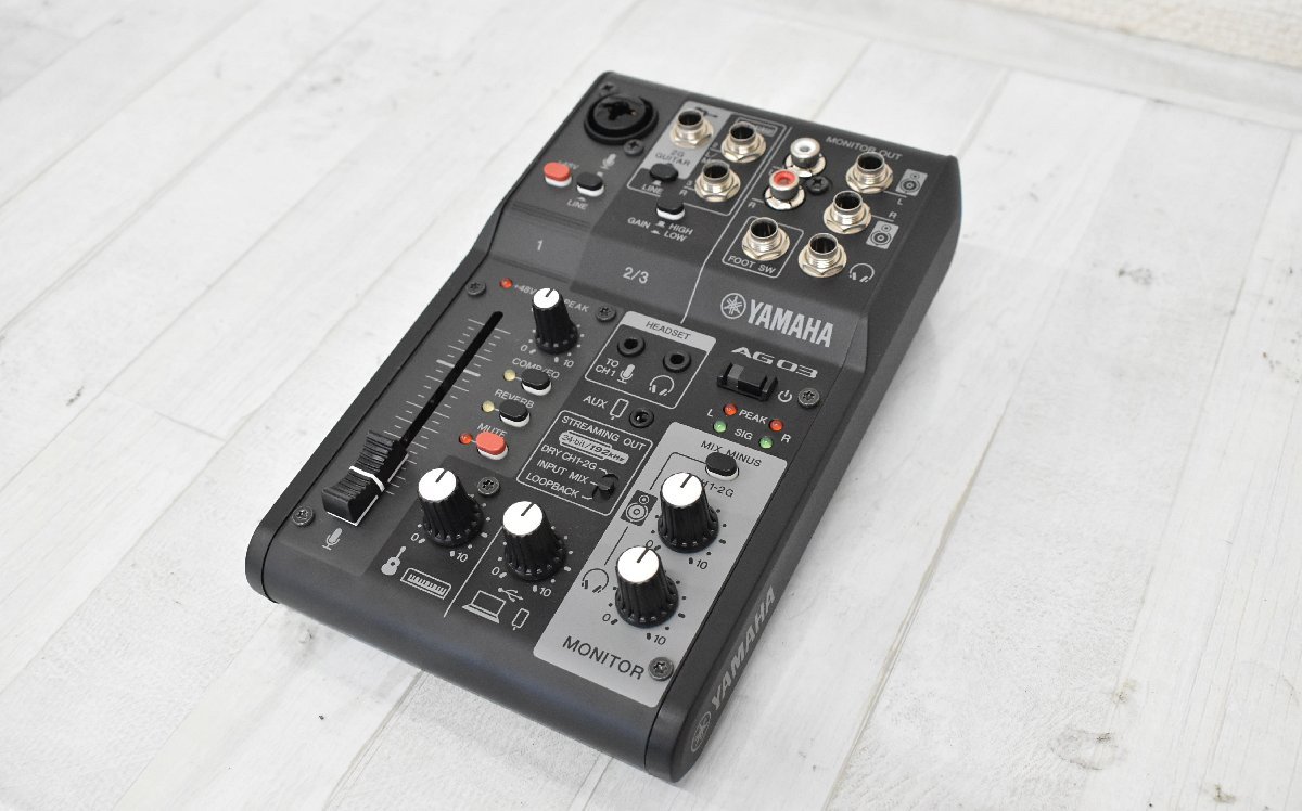 Σ7370 中古 YAMAHA ヤマハ ウェブキャスティングミキサー AG03MK2