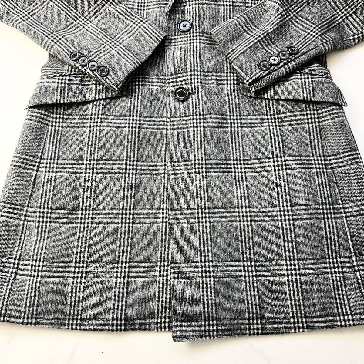 LABEL BLACK OUTER コートの通販 マイクロピーチギャバジンダブル