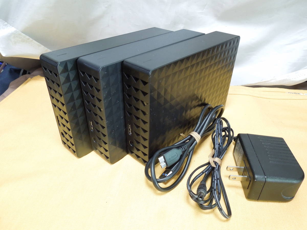 外付けHDD/ SEAGATE 4TB SRD0NF2／ フォーマット確認 中古 シーゲイト