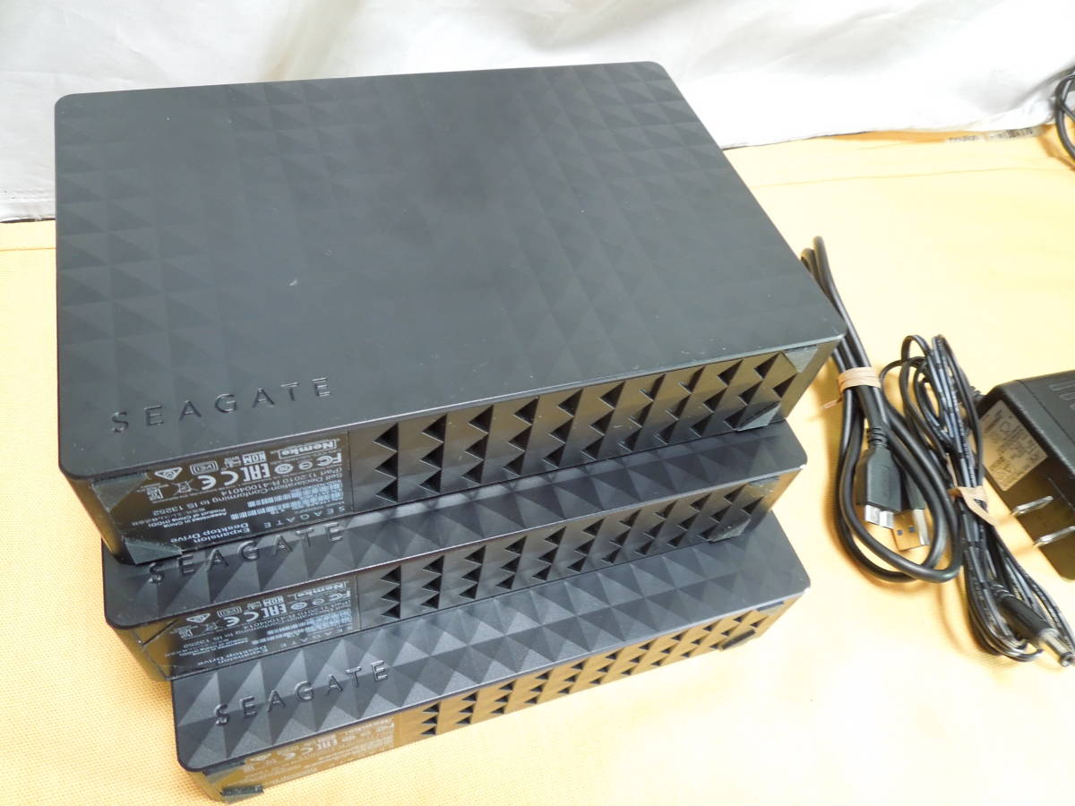 外付けHDD/ SEAGATE 4TB SRD0NF2／ フォーマット確認 中古 シーゲイト