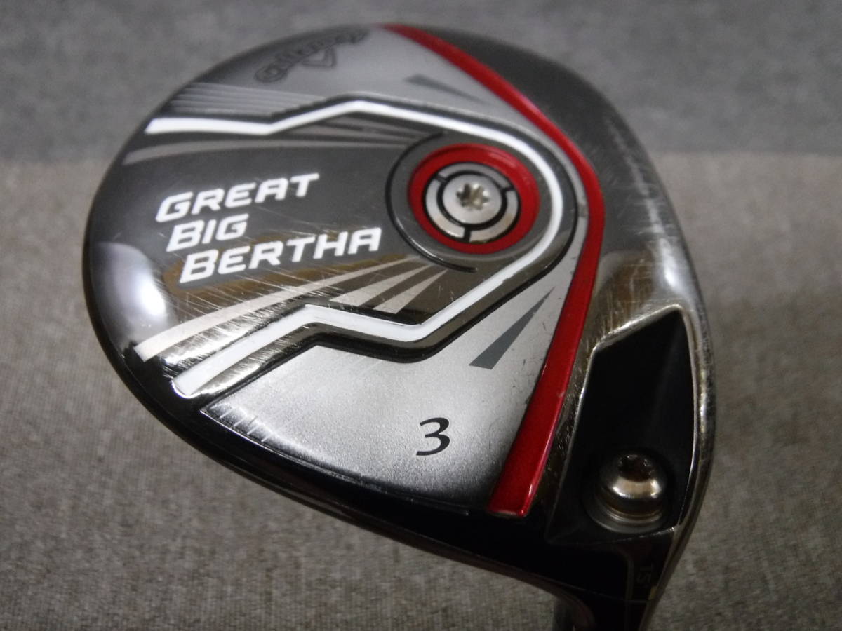 レア リシャフト キャロウェイ GREAT BIG BERTHA 3W (2015) 15° Tour AD GT-5(R-1)