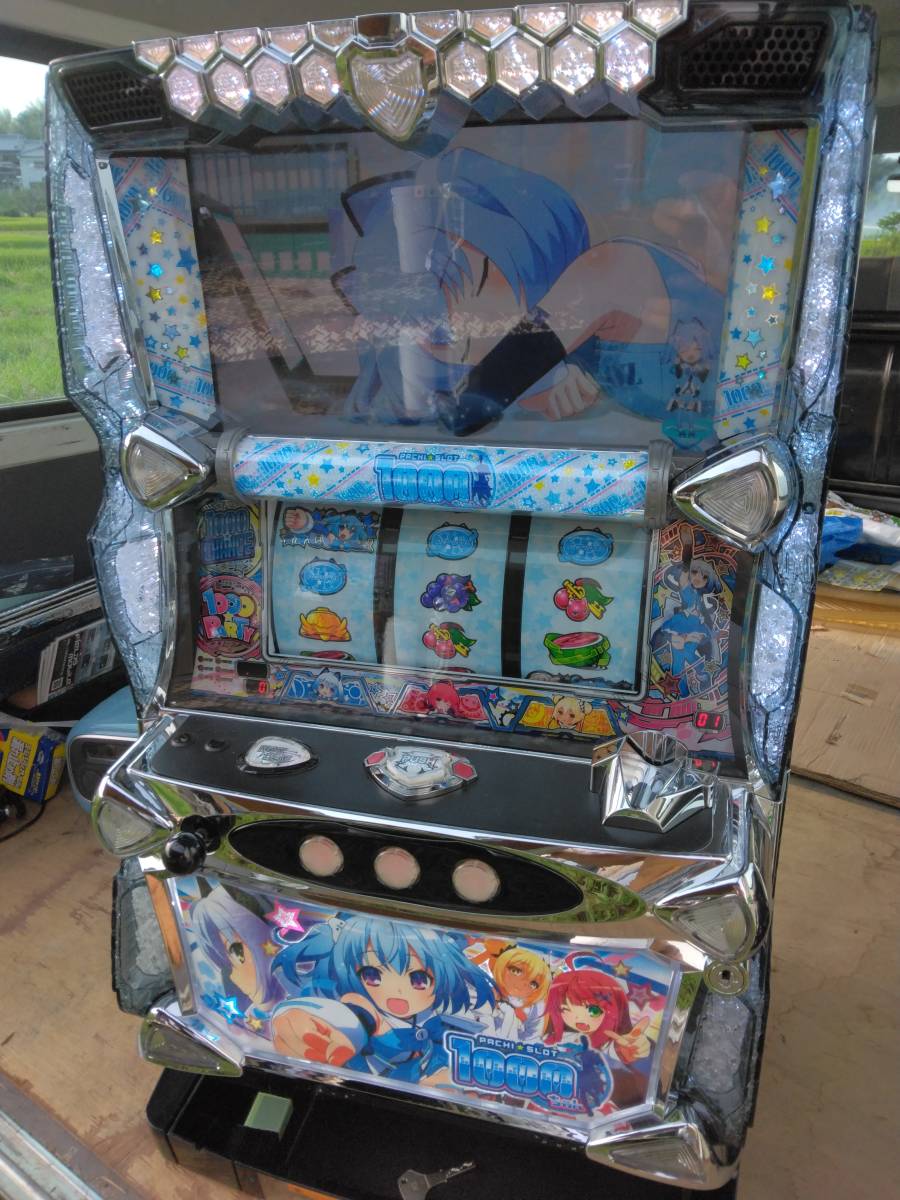 パチスロ 実機 オーイズミ S 1000ちゃん PX コイン不要機 スロット