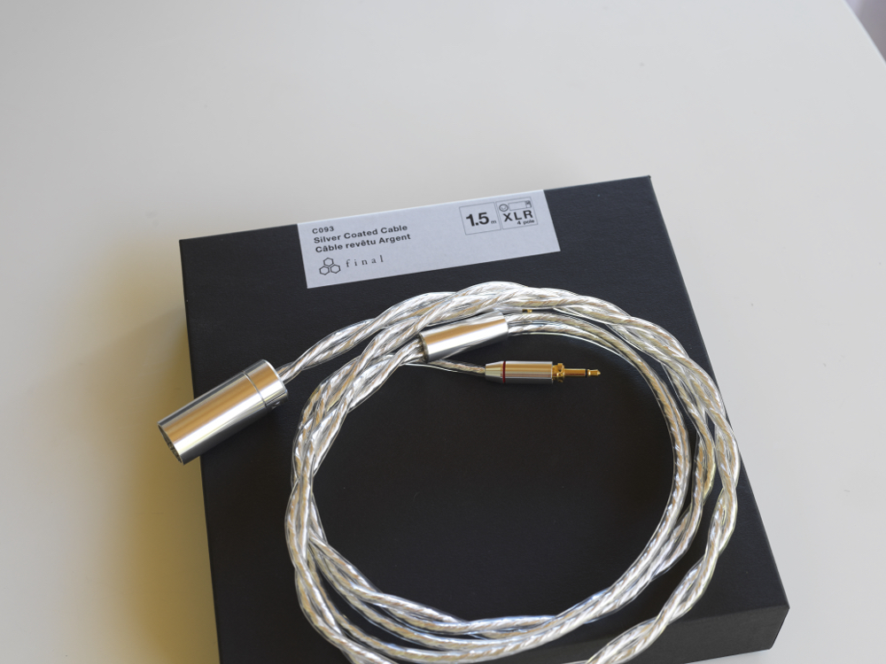 final D8000 シルバーコートケーブル 4極 XLR バランス 1.5m C093
