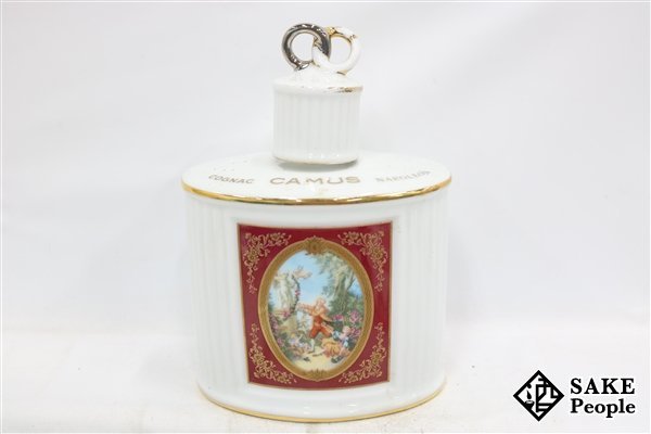 古酒◇CAMUS/カミュ ナポレオン ラヴァーズリング 陶器 白 ブランデー