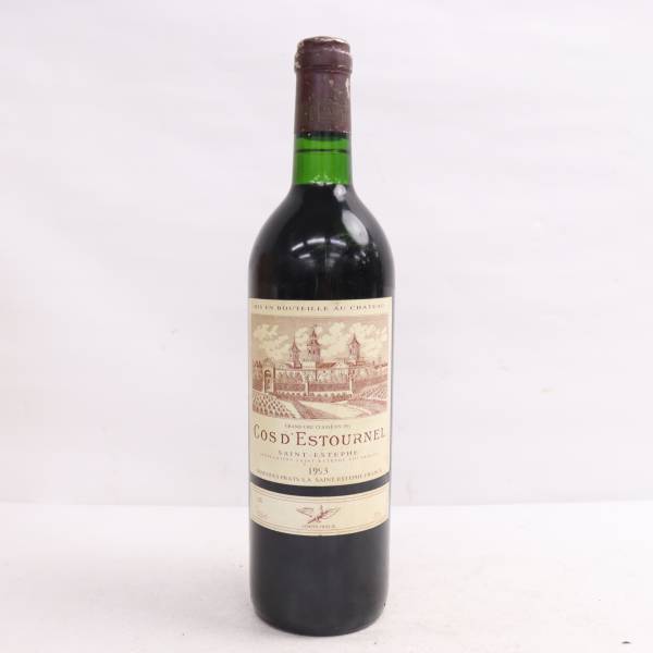 全国無料，新作 CHATEAU COS DESTOURNEL シャトー コス デストゥルネル 1993 12.5％ 750ml キャップキズ U23I090146(サン・テステフ)｜売買されたオークション情報、yahooの商品情報をアーカイブ公開 - オークファン 赤
