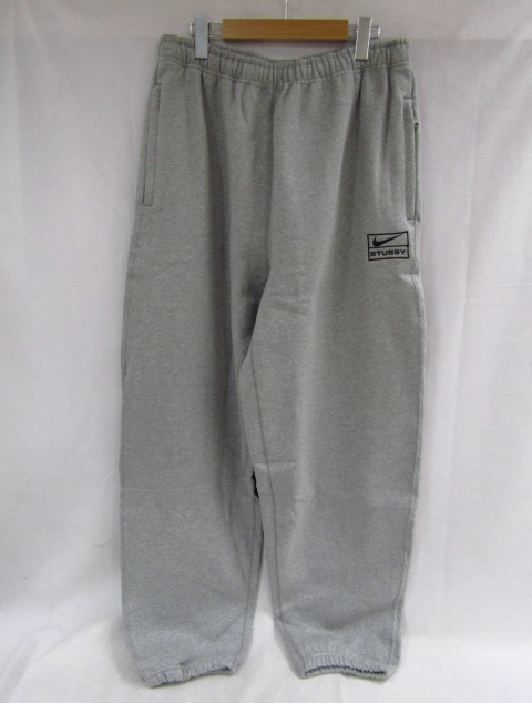  極 NIKE &times; STUSSY ナイキ &times; ステューシー スウェット パンツ Fleece Pants フリースパンツ DO9340-063 Lサイズ 品 10117(その他)｜売買されたオークション情報、yahooの商品情報をアーカイブ公開 - 男性用